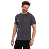 Slazenger PACET Erkek Baskılı Koyu Gri Tişört