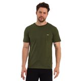 Slazenger PAINT I Erkek Baskılı Haki Tişört