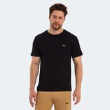 Slazenger PAINT I Erkek Baskılı Siyah Tişört - M