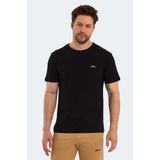 Slazenger PAINT I Erkek Baskılı Siyah Tişört
