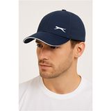 Slazenger Panther Logo Cap Sılva Unisex Şapka Lacivert Beyaz