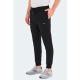 Slazenger PEARCE Erkek Fermuar Cepli Siyah Eşofman Altı