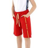 Slazenger PECE Erkek Çocuk Cepli Kırmızı Şort - 11 - 12 Yaş