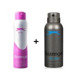 Slazenger Pembe Kadın Sprey Deodorant 150 Ml+Slazenger Activesport Mavi Erkek Sprey Deodorant 150 Ml--2'Li Set