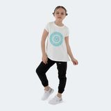 Slazenger POSEIDON IN Kız Çocuk Ekru Tişört - 9 - 10 Yaş