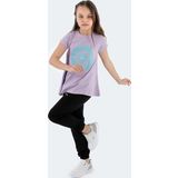 Slazenger POSEIDON Kız Çocuk Tişört Lila
