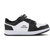Slazenger PRINCE I Unisex Çocuk Cırt Cırtlı Beyaz / Siyah Günlük Spor Ayakkabısı - Beyaz - Siyah