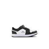 Slazenger PRINCE I Unisex Çocuk Cırt Cırtlı Beyaz/Siyah Günlük Spor Ayakkabısı, 28, SA14LF095, Beyaz/Siyah, Unisex Çocuk