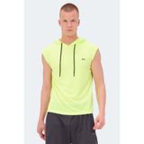 Slazenger RAG Erkek Kolsuz Neon Sarı Tişört