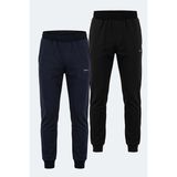Slazenger Rajko 2 Li Set Erkek Eşofman Altı - XL - Siyah - Lacivert