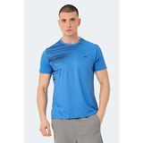 Slazenger Raven Saks Mavi Erkek T-shirt
