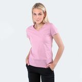 Slazenger REBELL I Kadın Slim Fıt V Yaka Pembe Tişört - XS
