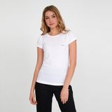 Slazenger RELAX IN Kadın Beyaz Tişört - Gri - Gri - 2XL