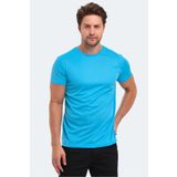 Slazenger REPUBLIC Erkek Tişört Saks Mavi