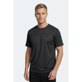 Slazenger Revıve Erkek Beyaz Tişört - Koyu Gri