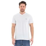 Slazenger RIVALDO Erkek V Yaka Beyaz Tişört