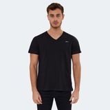 Slazenger RIVALDO Erkek V Yaka Siyah Tişört - M
