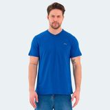 Slazenger RIVALDO IN Erkek V Yaka Saks Mavi Tişört - XL