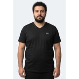 Slazenger Rıvaldo Jmb Erkek Büyük Beden Siyah Tişört - 5XL