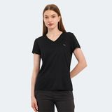 Slazenger RIVE Kadın Tişört Siyah - 2XL