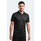 Slazenger Robles Erkek Polo Yaka Siyah Tişört - M
