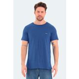 Slazenger Rosalva Erkek Tişört Saks Mavi