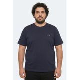 Slazenger ROSALVA JMB Erkek Büyük Beden Lacivert Tişört