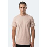 Slazenger Rosalva T Erkek Pamuklu Taş Gri Tişört - 2XL