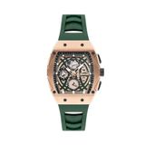 SLAZENGER, ROSE GOLD ÇELİK KASA, ROSE GOLD YEŞİL KADRAN, YEŞİL SİLİKON KORDON, QUARTZ, MULTİFONKSİYON, 44MM, ERKEK KOL SAATİ, SL.09.2257.2.02
