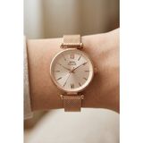 Slazenger Rosegold Kadın Kol Saati | 31 mm Yuvarlak Kasa, Hasır Kordon, Rosegold Kadran