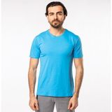 Slazenger SANDER KTN Erkek Tişört Mavi - Hardal