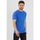 Slazenger SANDER KTN Erkek Tişört Mavi