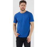 Slazenger Sander KTN Saks Mavi Erkek T-shirt