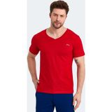Slazenger Sargon KTN Kırmızı Erkek T-shirt