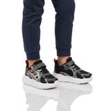 Slazenger Siyah Kırmızı Cırtlı Erkek Çocuk Spor Ayakkabı Kelsy F