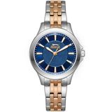 Slazenger Sl.09.2349.3.04 Quartz Çelik Rose/Gri Mavi Kadran 35 Mm Kadın Kol Saati