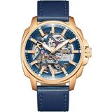 Slazenger SL.09.2435.1.04 Otomatik Erkek Kol Saati - Rose Gold - Mavi