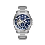 Slazenger Sl.09.2441.2.03 Quartz Çelik Gri Mavi Kadran 44 Mm Erkek Kol Saati