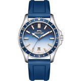 Slazenger SL.09.2531.1.02 Quartz Silikon Mavi 42 mm Erkek Kol Saati - Renkli