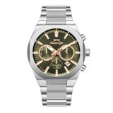 Slazenger Sl.09.2540.2.06 Çelik Kordon Çelik Kasa 10 Atm Suya Dayanıklı Metalik Renk Erkek Kol Saati
