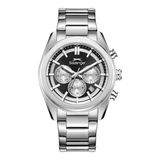 Slazenger Sl.09.2554.2.01 Quartz Çelik Gri Siyah Kadran 42 Mm Erkek Kol Saati