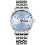 Slazenger SL.09.2560.2.05 Erkek Kol Saati – 43 mm – Çelik Kasa & Çelik Kordon – Mavi Kadran - Gümüş