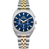 Slazenger SL.09.2574.2.330 Quartz Çelik Gri Sarı 41 mm Erkek Kol Saati - Renkli