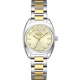 Slazenger SL.09.2597.3.110 Quartz Çelik Gri Sarı 28 mm Kadın Kol Saati - Renkli