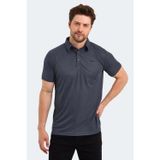 Slazenger SLOAN Erkek Polo Yaka Koyu Gri Tişört