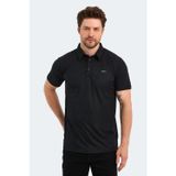 Slazenger SLOAN Erkek Polo Yaka Siyah Tişört