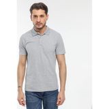 Slazenger SOHO I Erkek Polo Yaka Gri Tişört - M