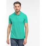 Slazenger SOHO I Erkek Polo Yaka Yeşil Tişört - M - Renkli