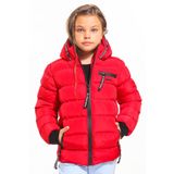 Slazenger ST21JC008 Captain Kırmızı Unisex Çocuk Mont