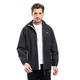 Slazenger ST21JE060-500 Ofans Siyah Erkek Yağmurluk